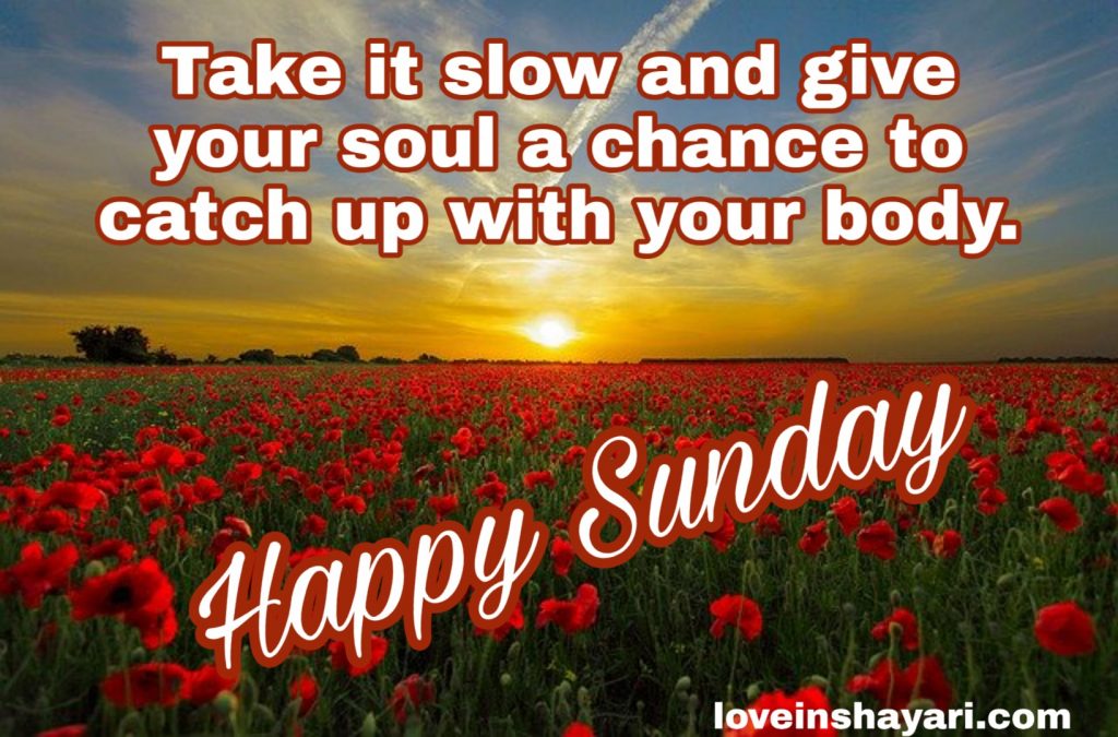 Happy Sunday quotes in english